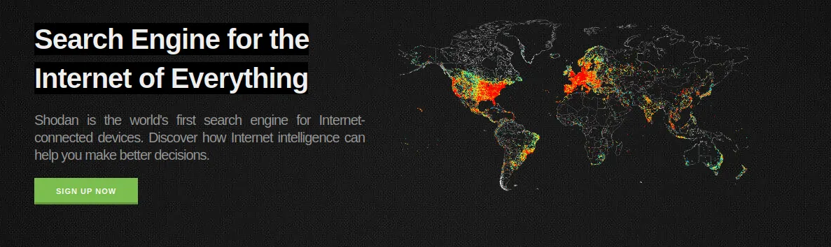 Shodan Search Engine Header